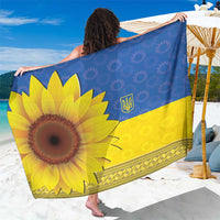 Ukraine National Flag Day Sarong 23 August with Sunflower