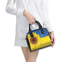Ukraine National Flag Day Shoulder Handbag 23 August with Sunflower