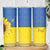 Ukraine National Flag Day Skinny Tumbler 23 August with Sunflower