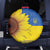 Ukraine National Flag Day Spare Tire Cover 23 August with Sunflower