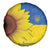 Ukraine National Flag Day Spare Tire Cover 23 August with Sunflower