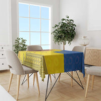 Ukraine National Flag Day Tablecloth 23 August with Sunflower