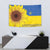 Ukraine National Flag Day Tapestry 23 August with Sunflower