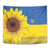 Ukraine National Flag Day Tapestry 23 August with Sunflower