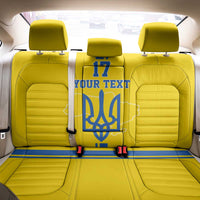 Custom Ukraine Football Back Car Seat Cover Yellow Style