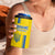 Custom Ukraine Football 4 in 1 Can Cooler Tumbler Yellow Style