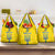 Custom Ukraine Football Grocery Bag Yellow Style