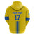 Custom Ukraine Football Hoodie Yellow Style