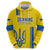 Custom Ukraine Football Hoodie Yellow Style
