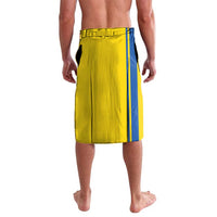 Custom Ukraine Football Lavalava Yellow Style
