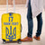 Custom Ukraine Football Luggage Cover Yellow Style