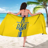 Custom Ukraine Football Sarong Yellow Style