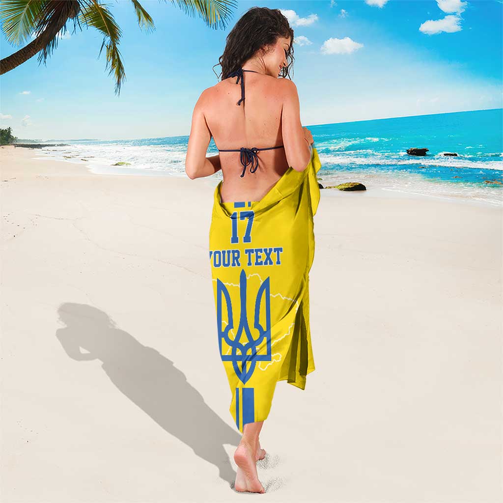 Custom Ukraine Football Sarong Yellow Style
