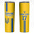 Custom Ukraine Football Skinny Tumbler Yellow Style