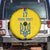 Custom Ukraine Football Spare Tire Cover Yellow Style