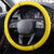 Ukraine Football Steering Wheel Cover Yellow Style