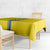 Custom Ukraine Football Tablecloth Yellow Style