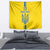 Custom Ukraine Football Tapestry Yellow Style