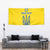 Custom Ukraine Football Tapestry Yellow Style