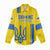 Custom Ukraine Football Women Casual Shirt Yellow Style