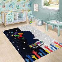 Personalized World Autism Awareness Day Area Rug 2th April