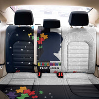 Personalized World Autism Awareness Day Back Car Seat Cover 2th April