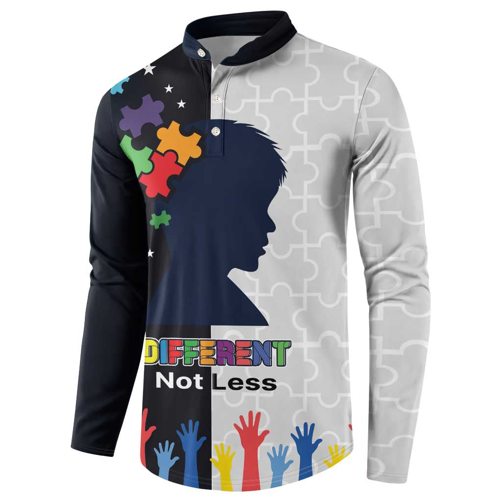 Personalized World Autism Awareness Day Button Sweatshirt 2th April