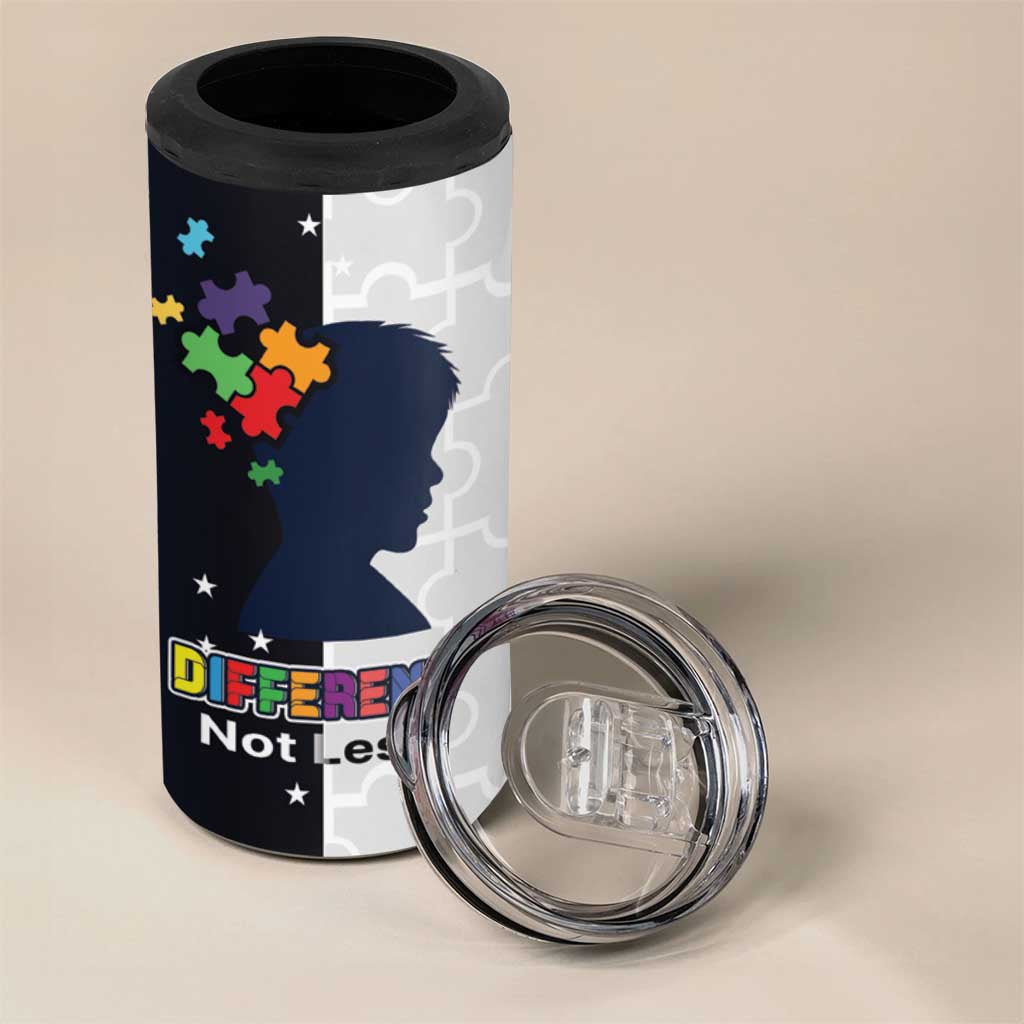Personalized World Autism Awareness Day 4 in 1 Can Cooler Tumbler 2th April