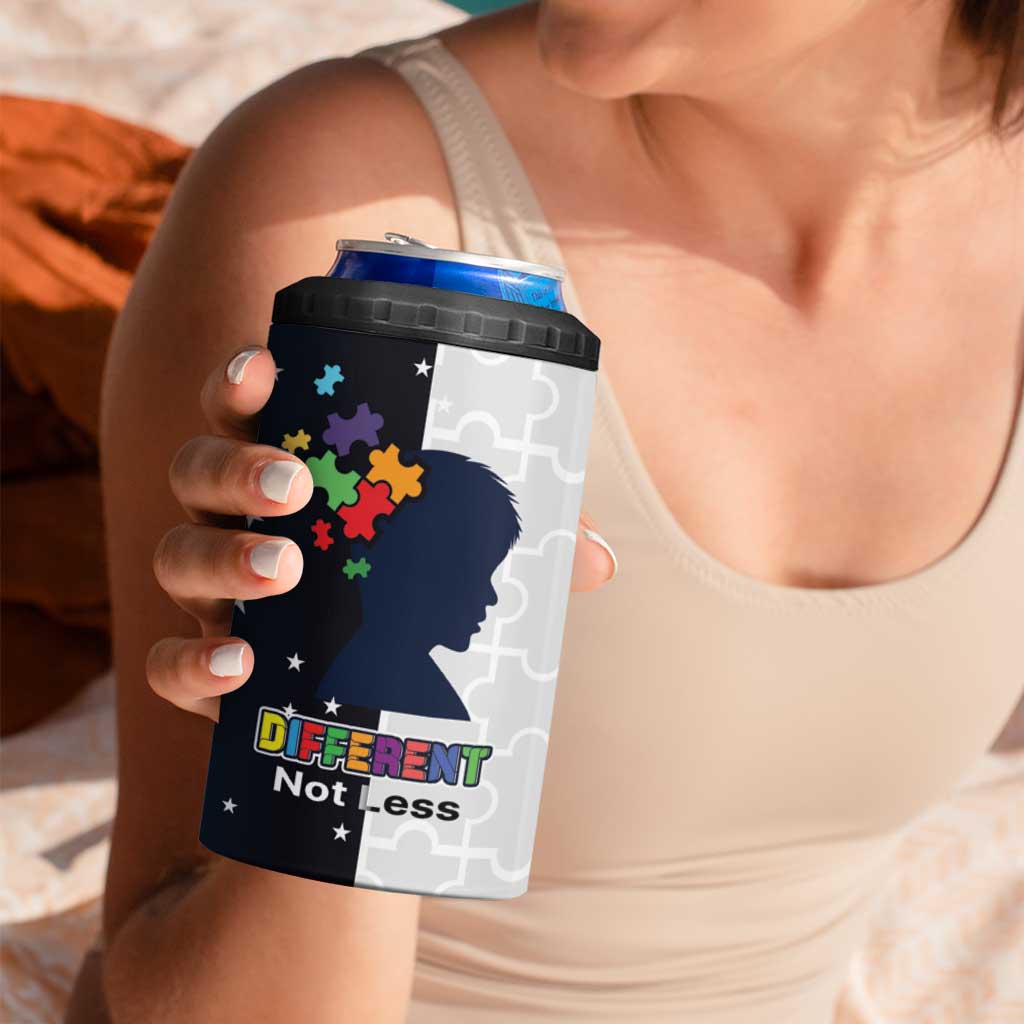 Personalized World Autism Awareness Day 4 in 1 Can Cooler Tumbler 2th April