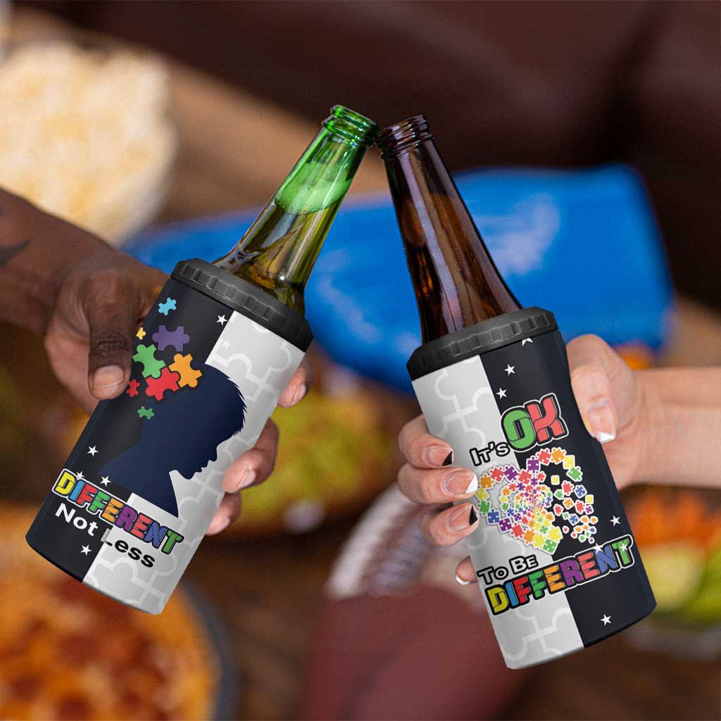 Personalized World Autism Awareness Day 4 in 1 Can Cooler Tumbler 2th April