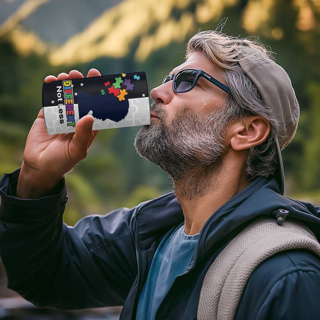 Personalized World Autism Awareness Day 4 in 1 Can Cooler Tumbler 2th April