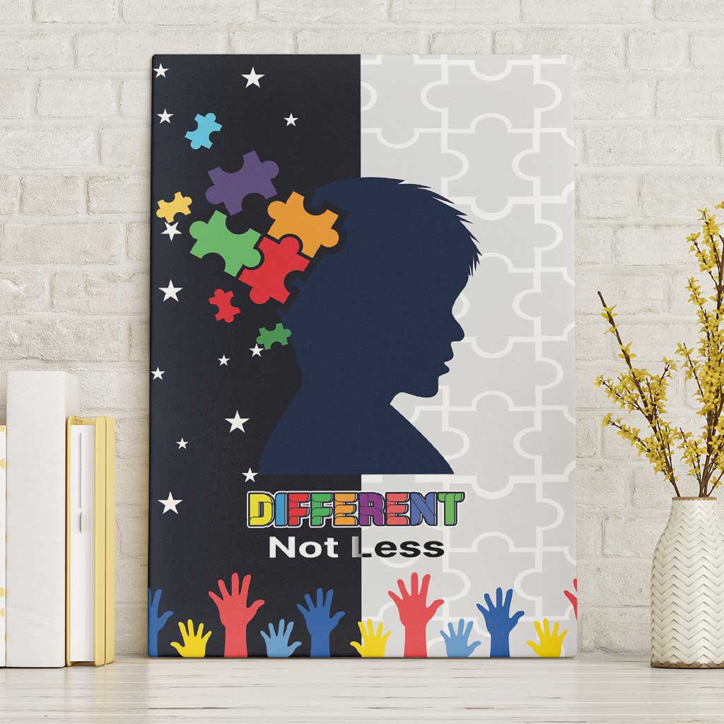 Personalized World Autism Awareness Day Canvas Wall Art 2th April