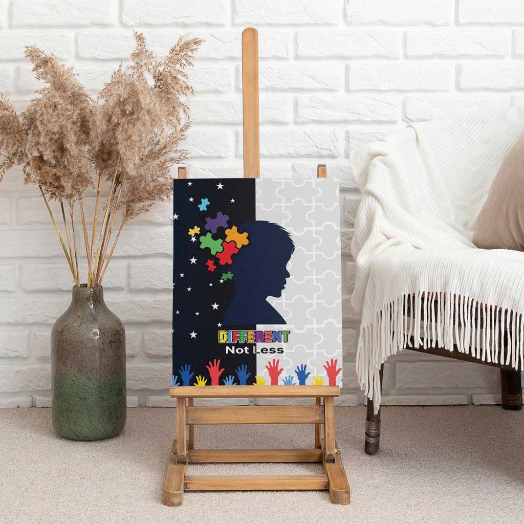 Personalized World Autism Awareness Day Canvas Wall Art 2th April