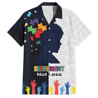 Personalized World Autism Awareness Day Family Matching Short Sleeve Bodycon Dress and Hawaiian Shirt 2th April