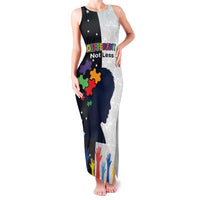 Personalized World Autism Awareness Day Family Matching Tank Maxi Dress and Hawaiian Shirt 2th April