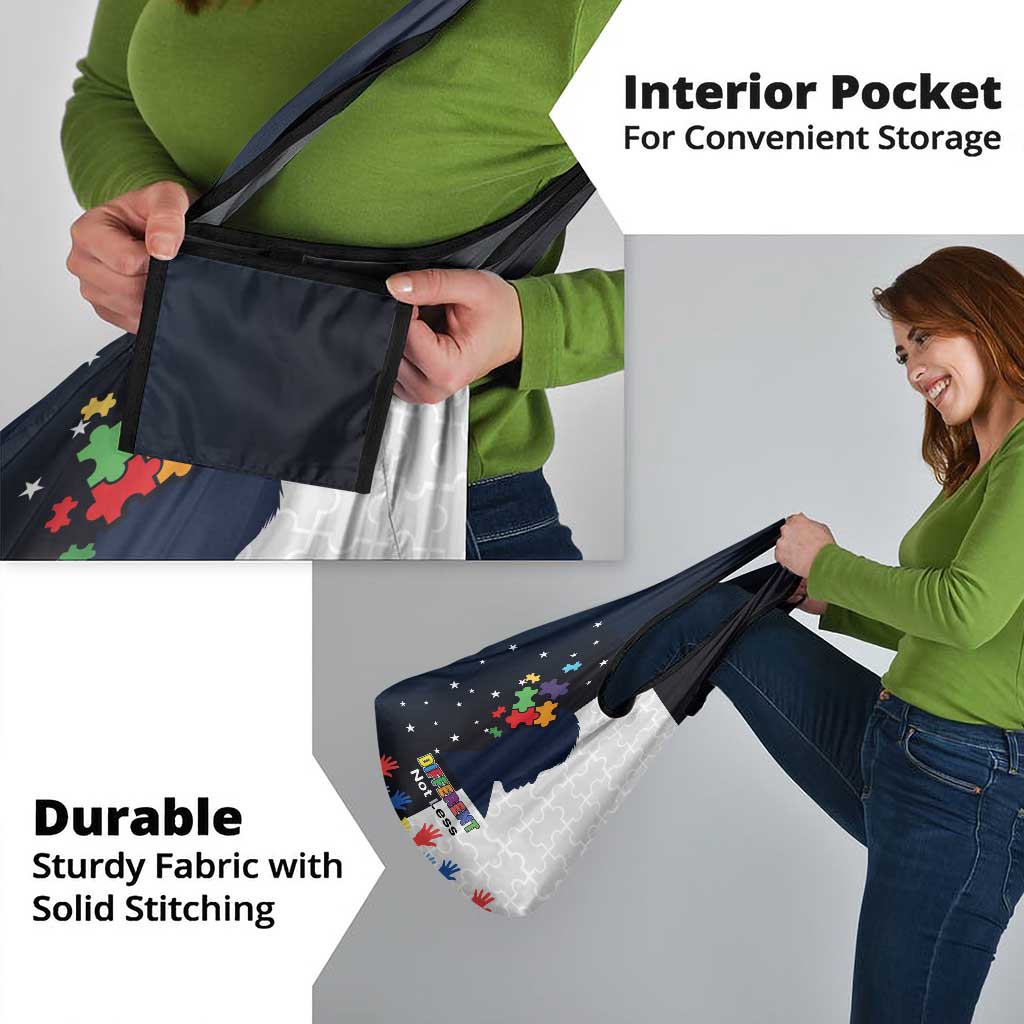 Personalized World Autism Awareness Day Grocery Bag 2th April