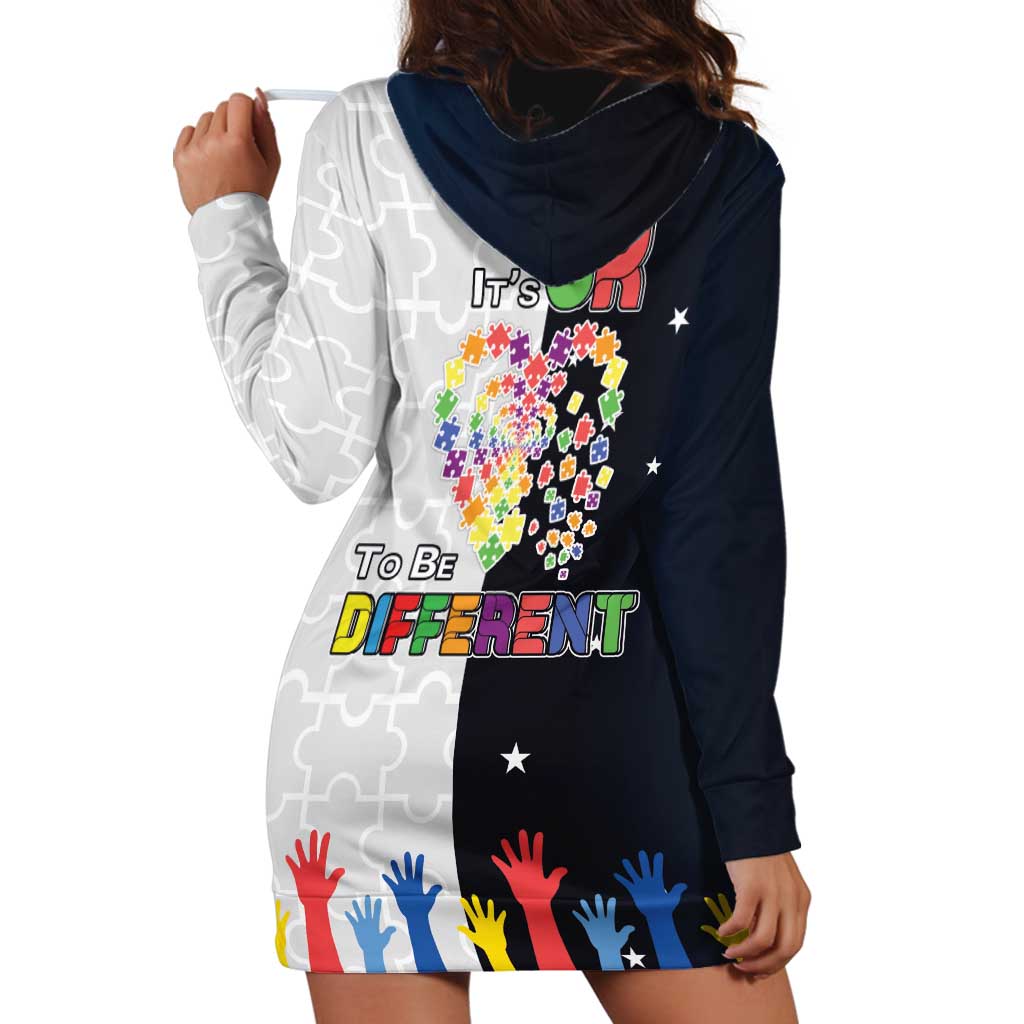 Personalized World Autism Awareness Day Hoodie Dress 2th April