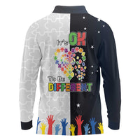 Personalized World Autism Awareness Day Long Sleeve Polo Shirt 2th April