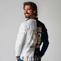 Personalized World Autism Awareness Day Long Sleeve Polo Shirt 2th April