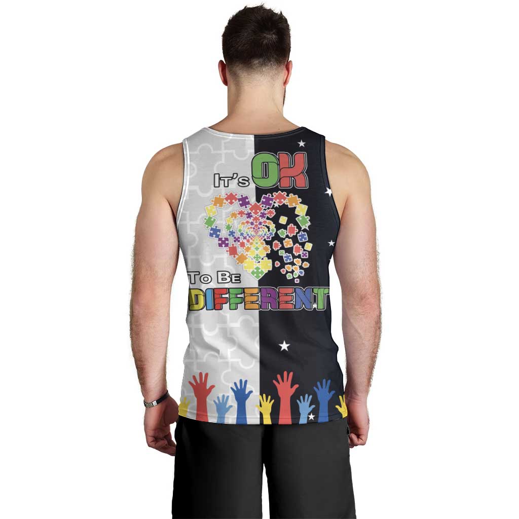 Personalized World Autism Awareness Day Men Tank Top 2th April