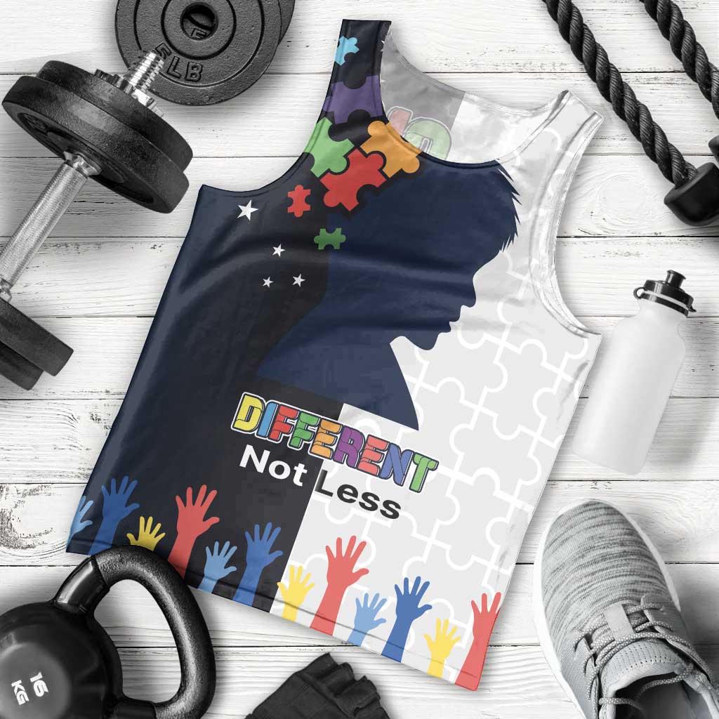 Personalized World Autism Awareness Day Men Tank Top 2th April