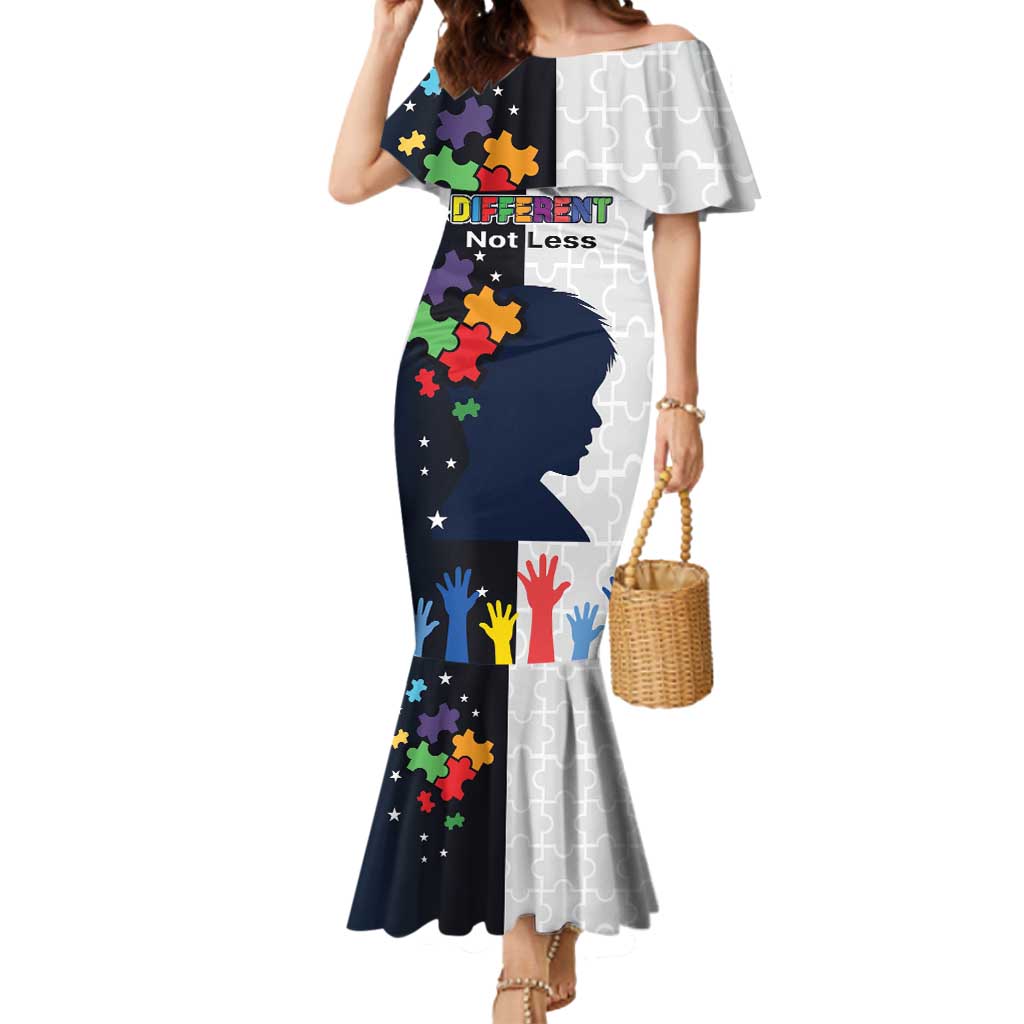 Personalized World Autism Awareness Day Mermaid Dress 2th April