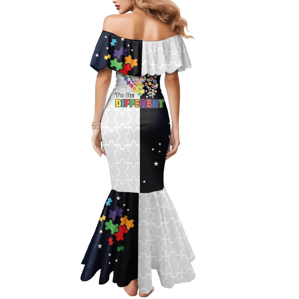 Personalized World Autism Awareness Day Mermaid Dress 2th April