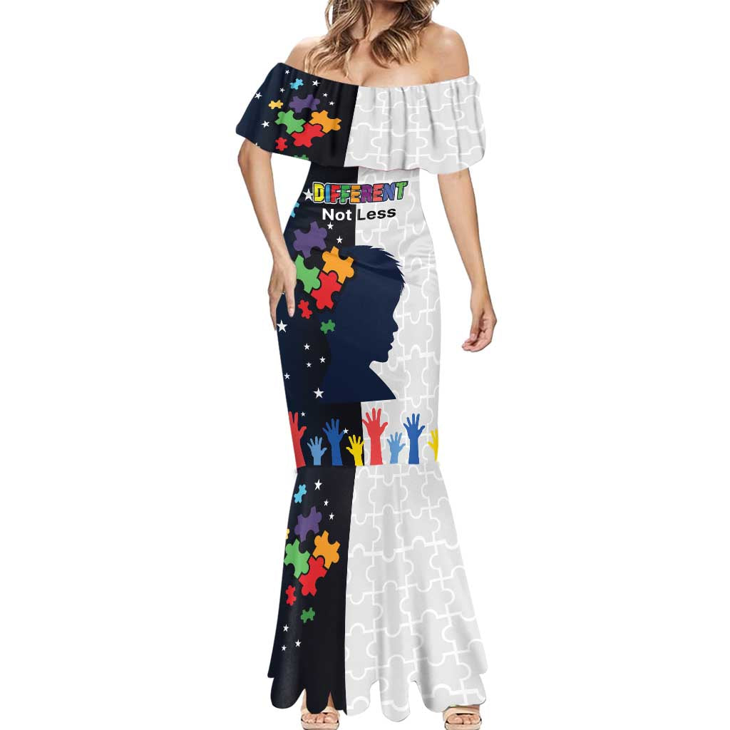 Personalized World Autism Awareness Day Mermaid Dress 2th April