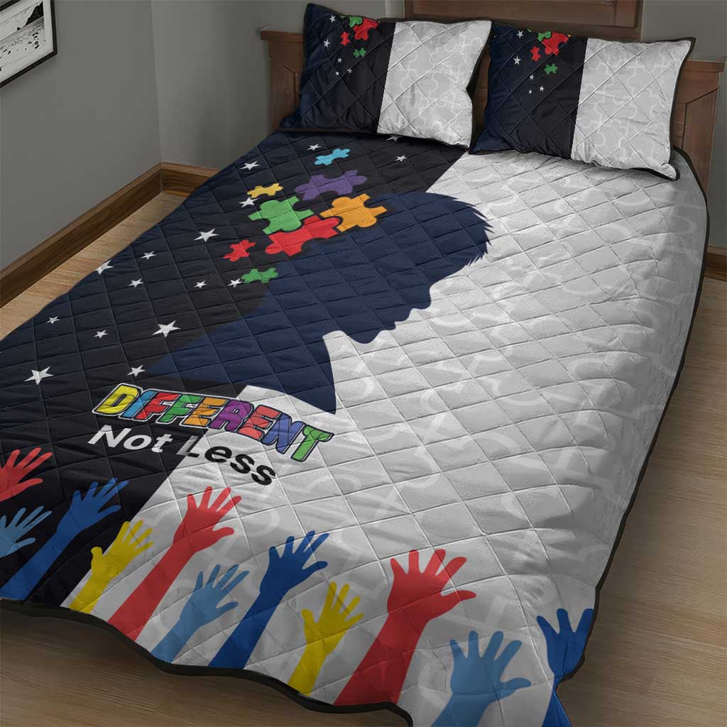 Personalized World Autism Awareness Day Quilt Bed Set 2th April