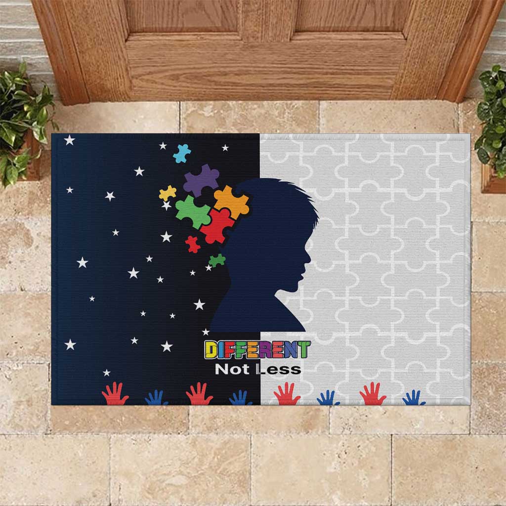 Personalized World Autism Awareness Day Rubber Doormat 2th April
