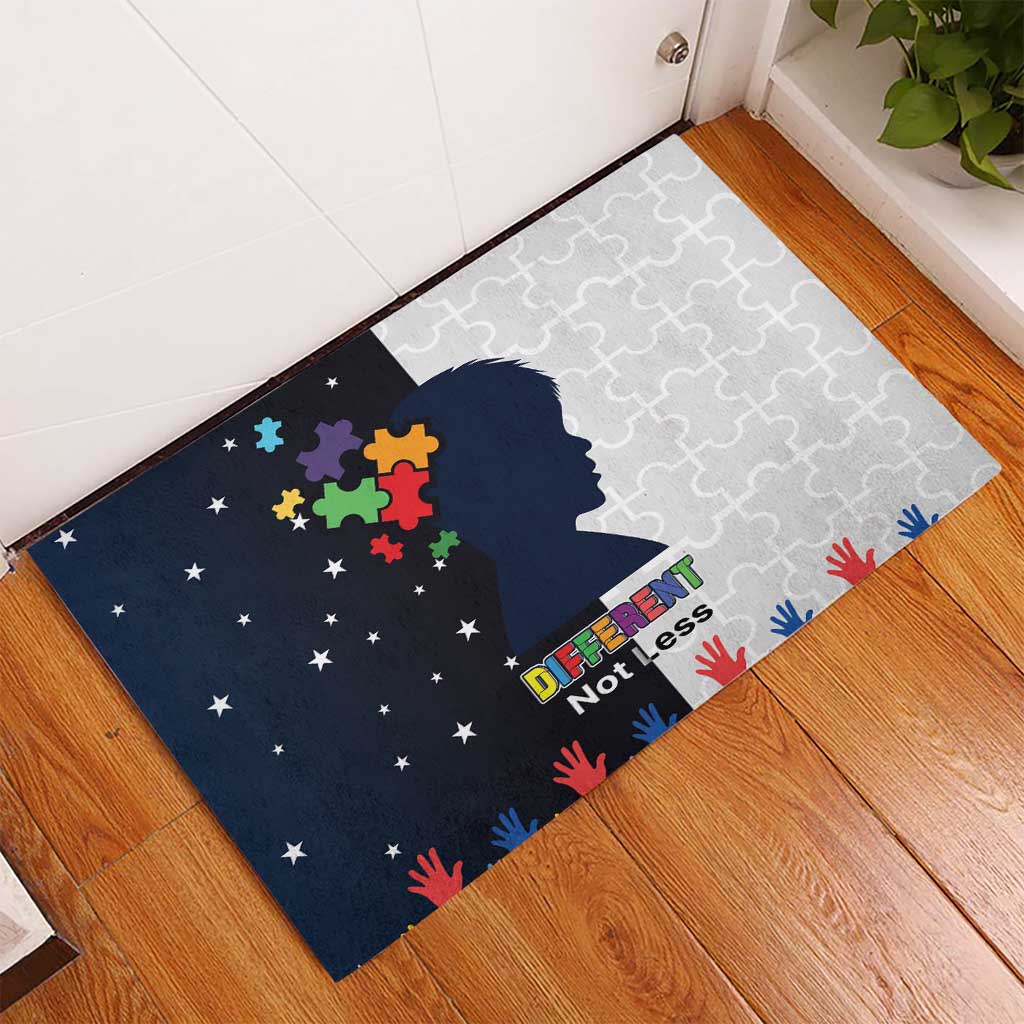 Personalized World Autism Awareness Day Rubber Doormat 2th April