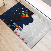 Personalized World Autism Awareness Day Rubber Doormat 2th April