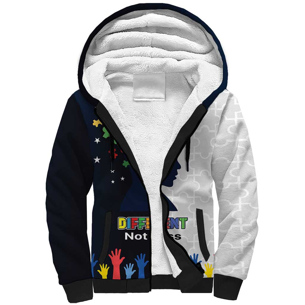 Personalized World Autism Awareness Day Sherpa Hoodie 2th April
