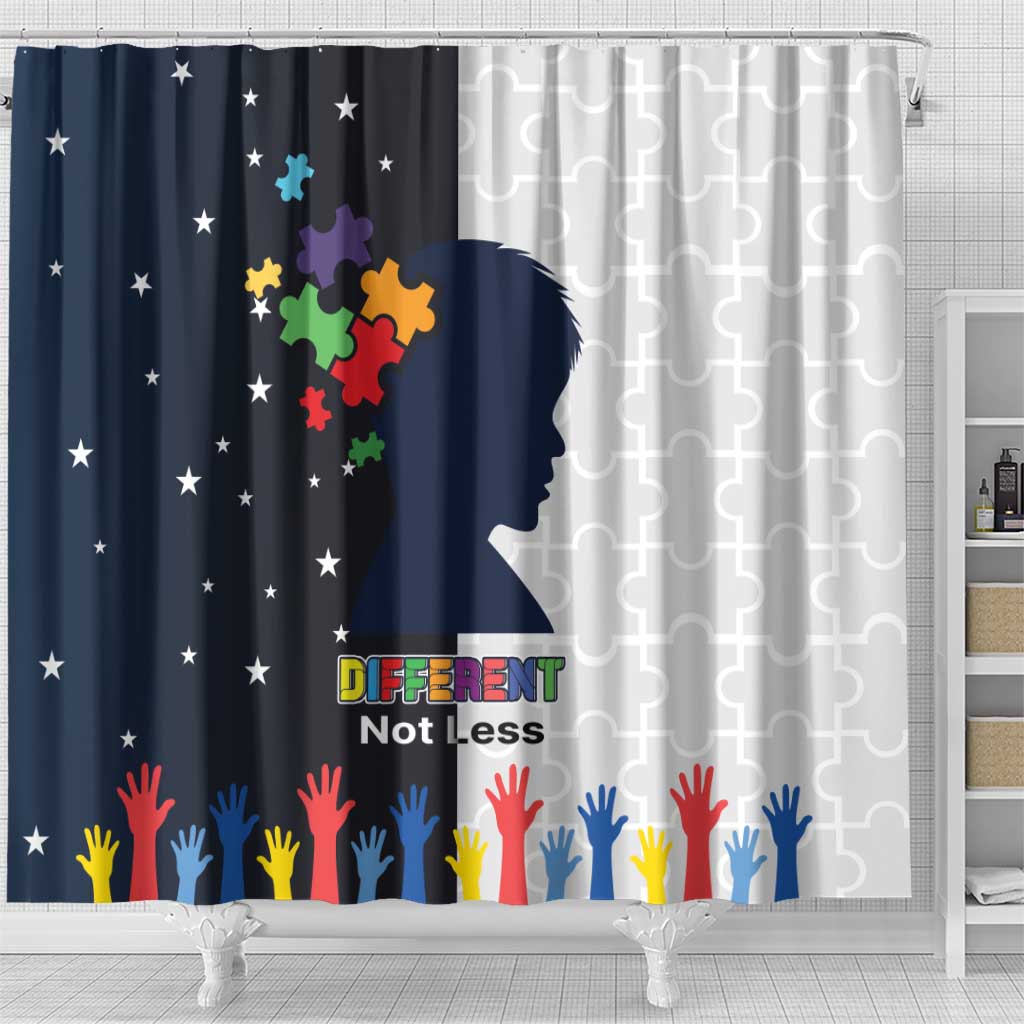 Personalized World Autism Awareness Day Shower Curtain 2th April